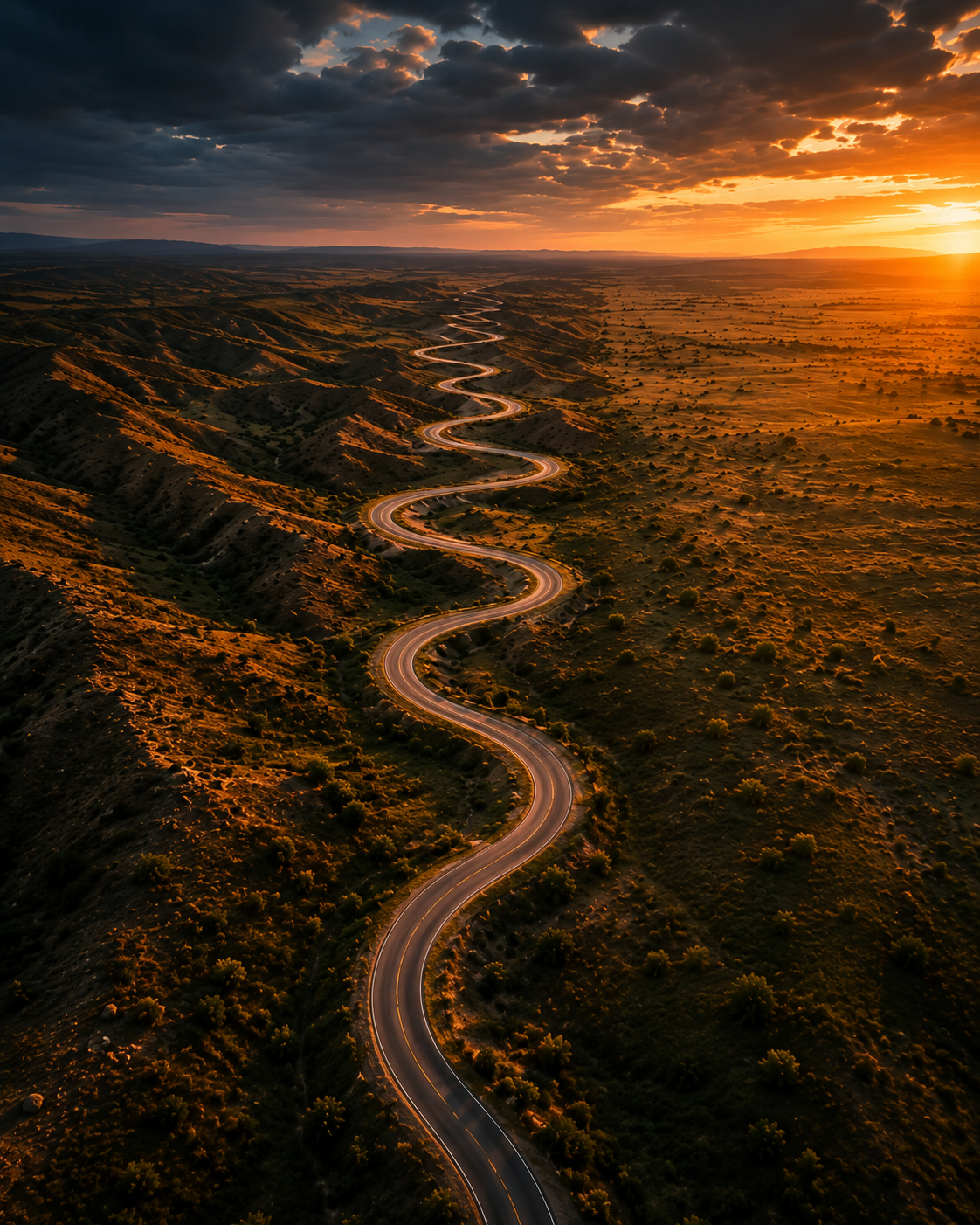 Just a windy road